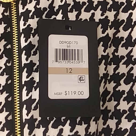 Houndstooth DKNY Dress - Picture 3 of 5